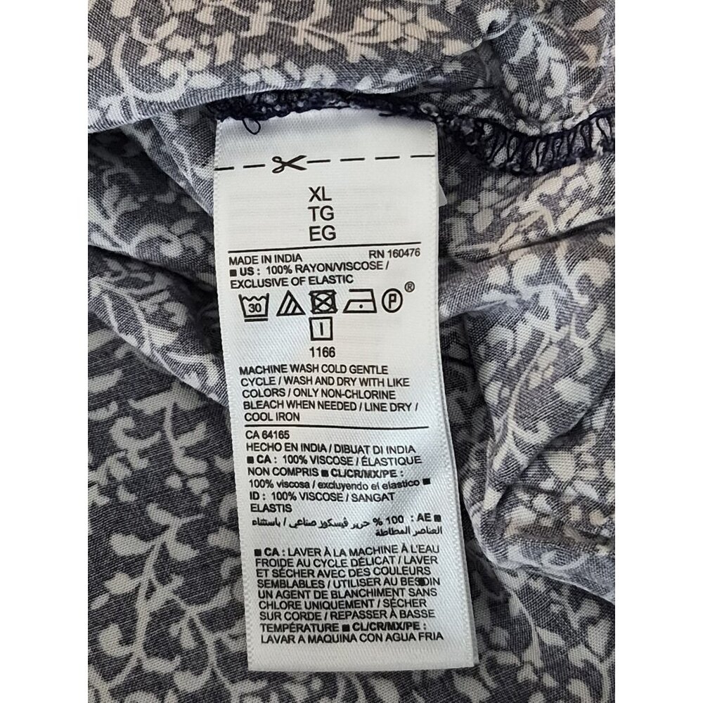 Old Navy Women's Blue Floral Fit & Flare Cottagecore Boho Mini Dress Size XL NWT - Picture 6 of 9